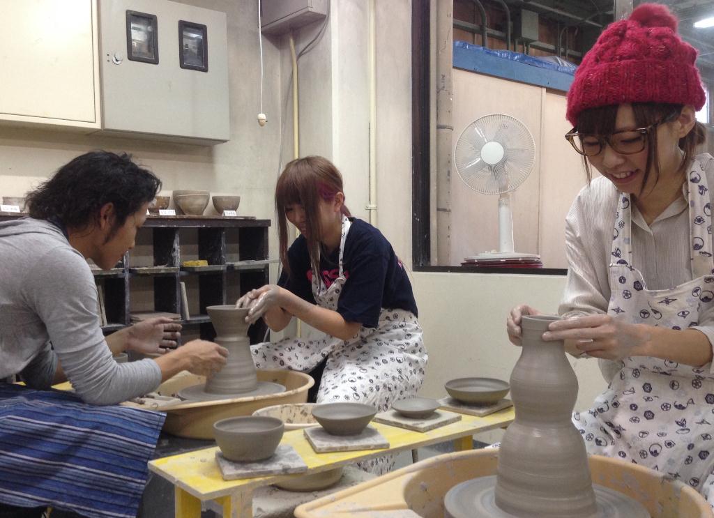 ろくろ体験でお好きなものをお作りいただけます♪