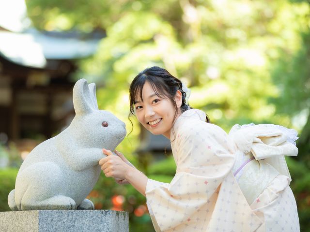 さまざまな着物の中から選べる