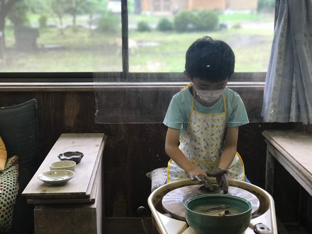 コロナ対策としまして、エチケットシートを完備しております。