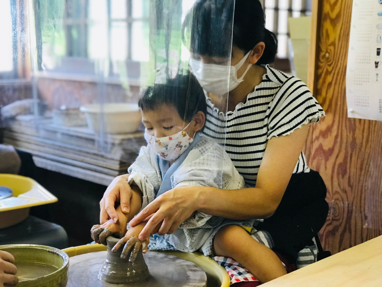 ママと一緒に制作しました!