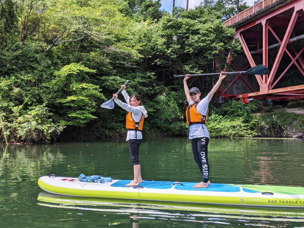 ファミリーSUP】☆楽しみ方自由自在☆～一安定感抜群の大きめSUP体験