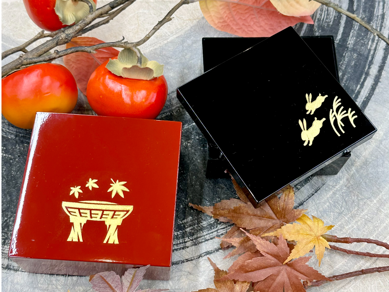 金箔ミュージアムで体験!箔貼り体験 名人コース「小物入れ」(所要約35分)