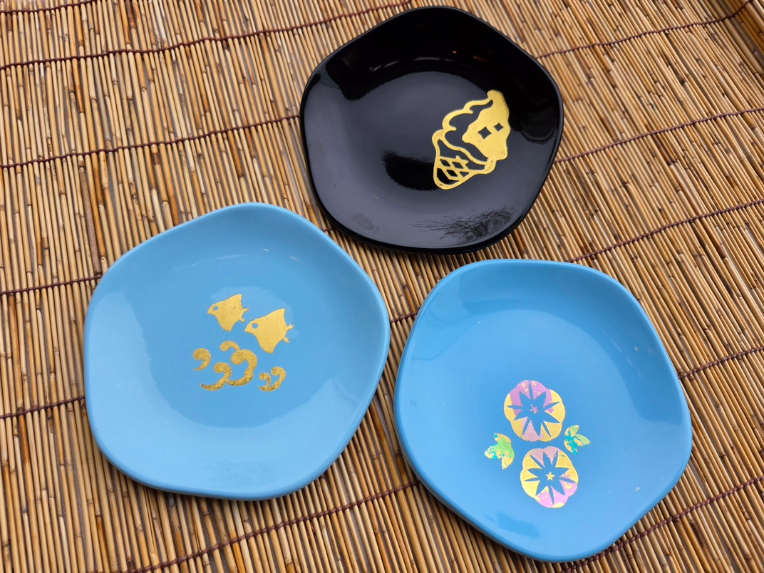 金箔ミュージアムで体験!箔貼り体験 名人コース