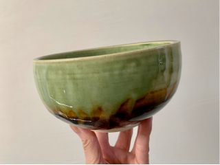 お茶碗完成! お好きな色で焼き上げました。