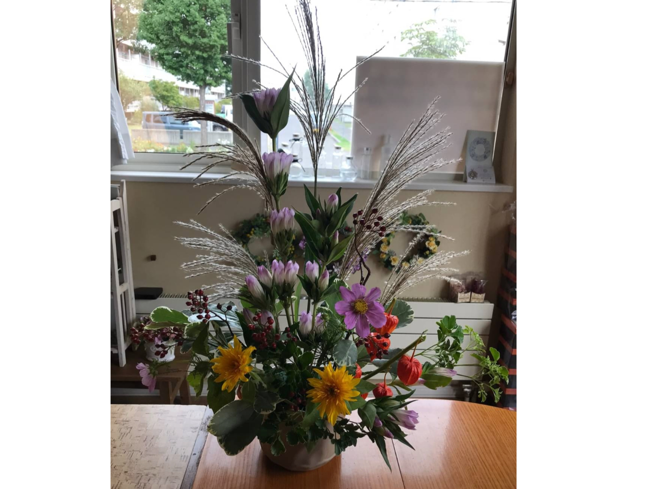 お月見アレンジメント