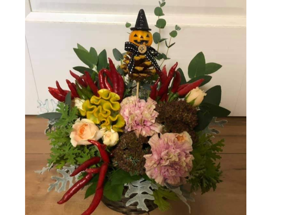 ハロウィンアレンジメント