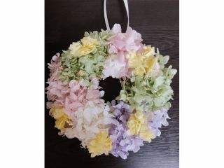 お好きな色の紫陽花でカラフルに