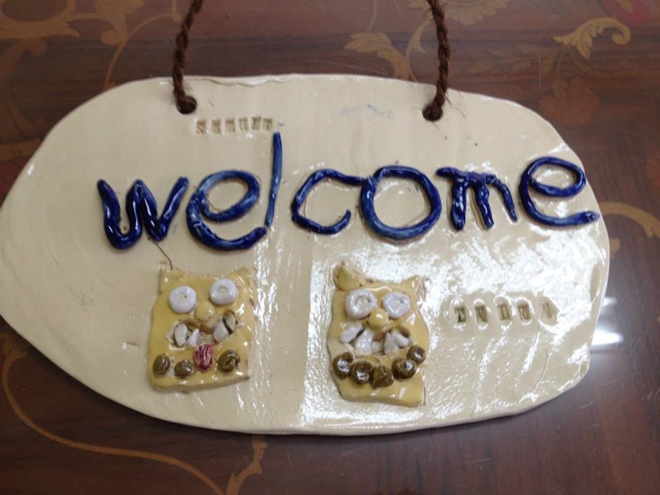 器だけでなくこんな作品ができるのも手びねりならでは !!