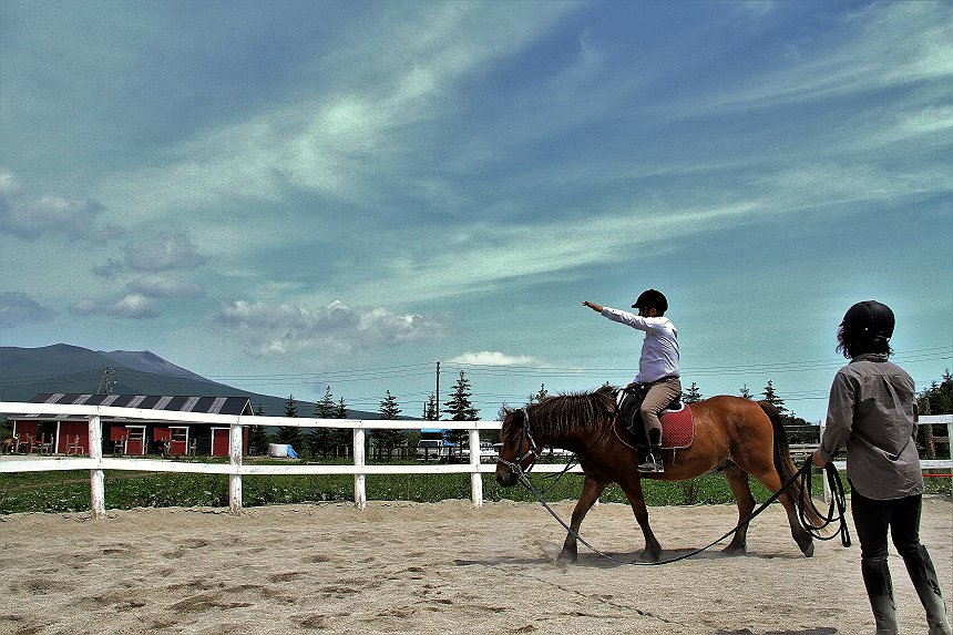 健康乗馬 馬の背に揺られて骨盤運動 心も体もリラックス!