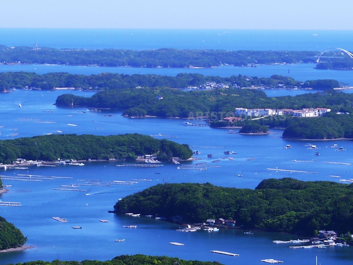 風光明媚なリアス式海岸、伊勢志摩国立公園の海