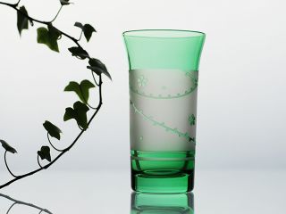 色被せガラスの素敵なグラス制作体験♪