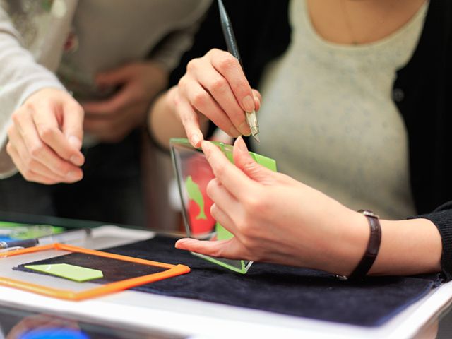 <レッスン風景>少人数制ならではの丁寧なレッスン☆