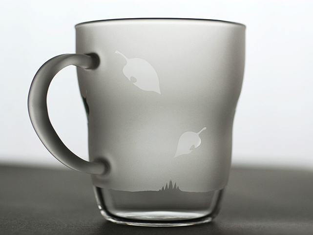 耐熱ガラスなので暖かい飲み物もOK♪