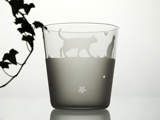 猫大好き!!!可愛いオリジナルグラス制作体験♪