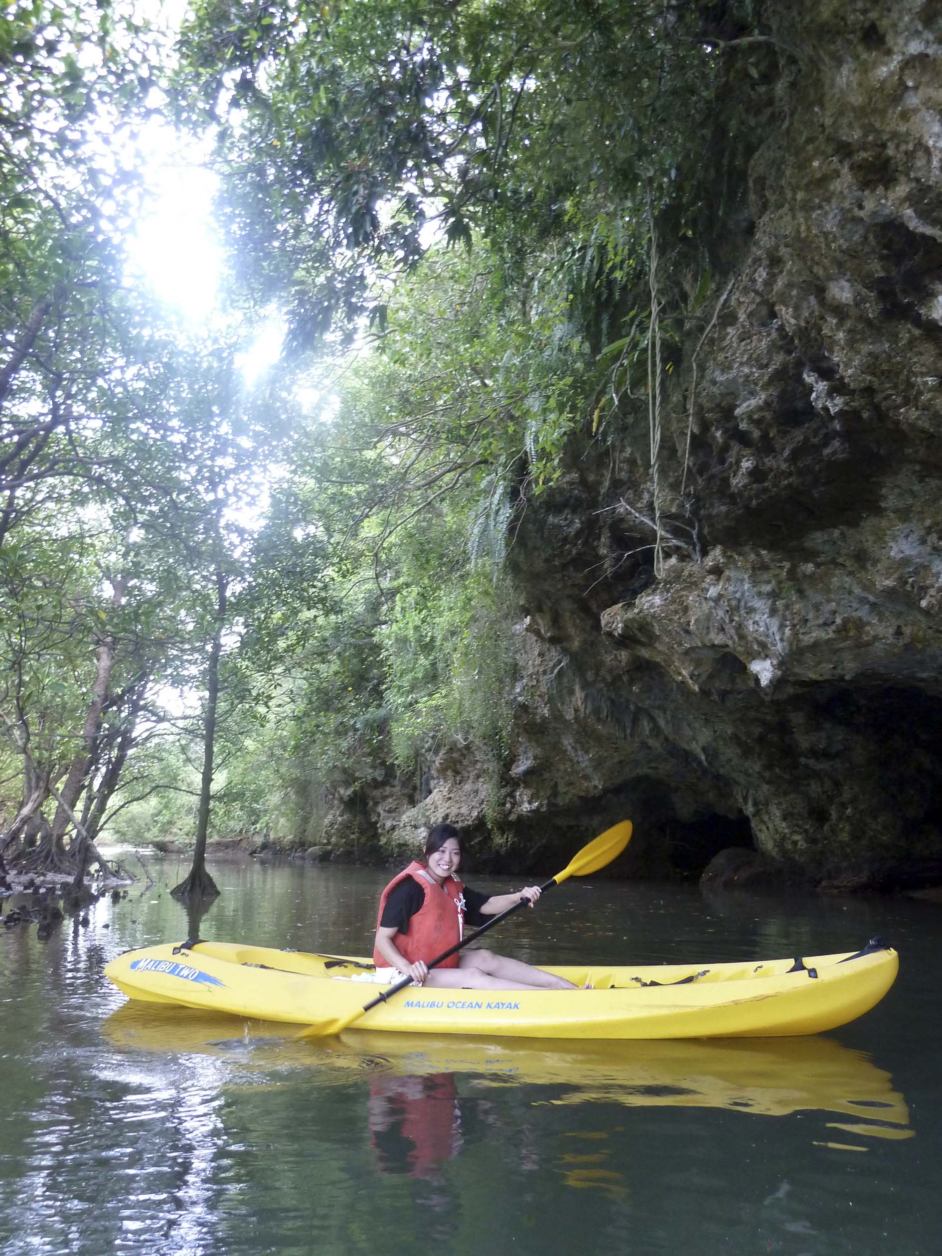 鍾乳石も見れるよ!