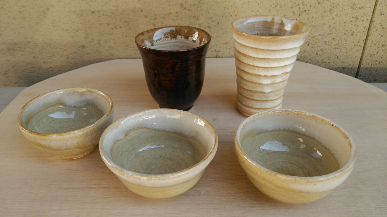 フリーカップとお皿(ろくろ体験)