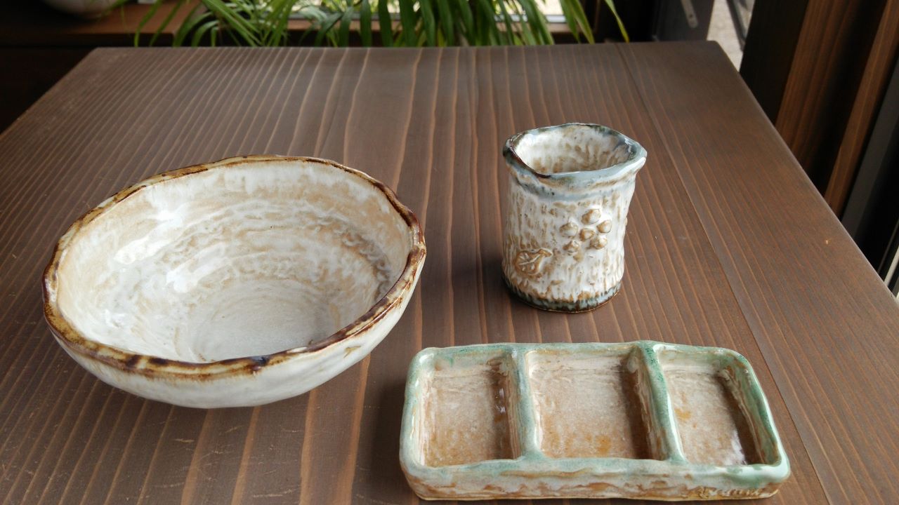 薬味皿他(手びねり体験)