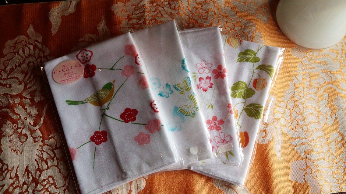和柄ハンカチプレゼント