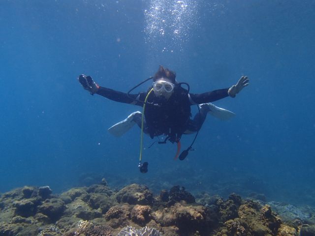 水中での浮遊感は日常では味わえませんよ♪