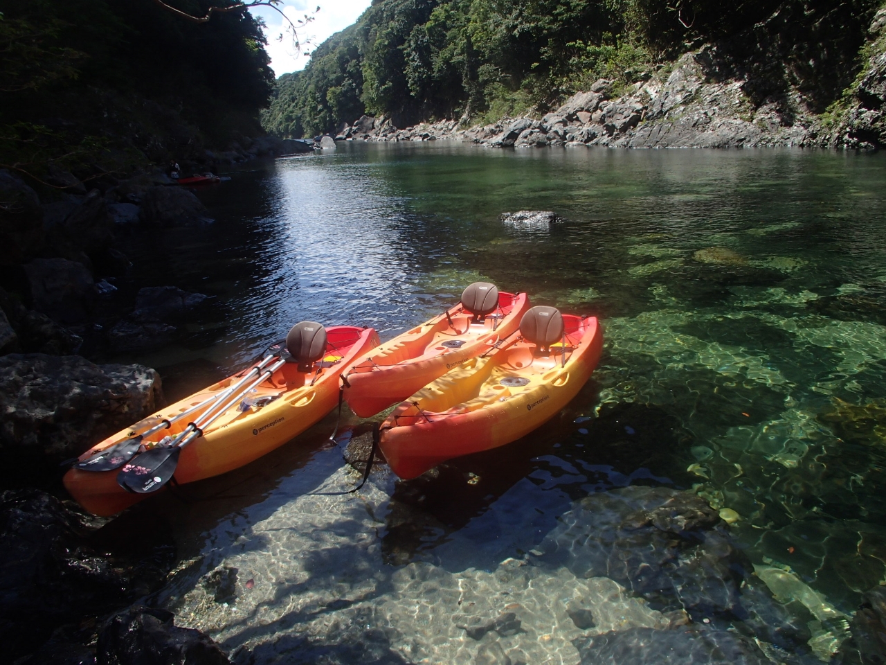 屋久島の水の透明感を体感してください♪