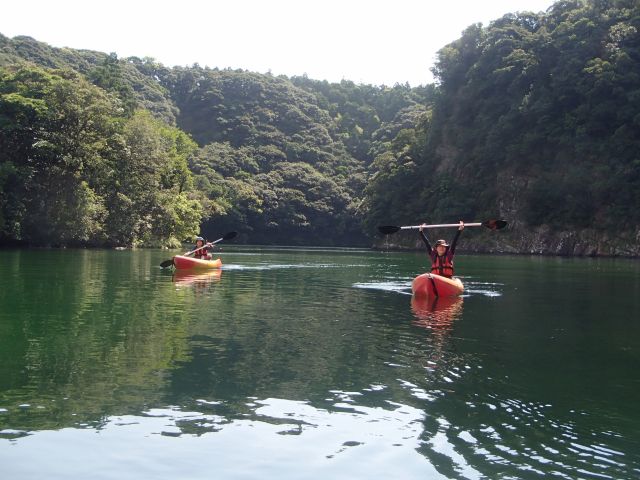 穏やかな川なので初めてでも大丈夫♪
