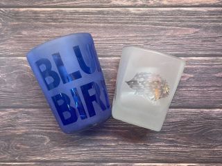 サンドブラスト体験 はさみを使えるお子様でしたら体験可能です。