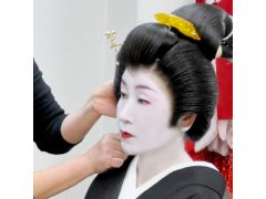 かつら着装◆鼈甲の櫛やかんざしが格好良い
