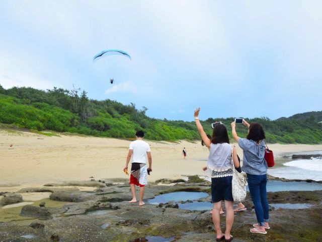 噂の幸運を呼ぶハート・ロック!運がよければ上空から見えるかも!