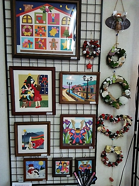 可愛い手作りの壁掛け