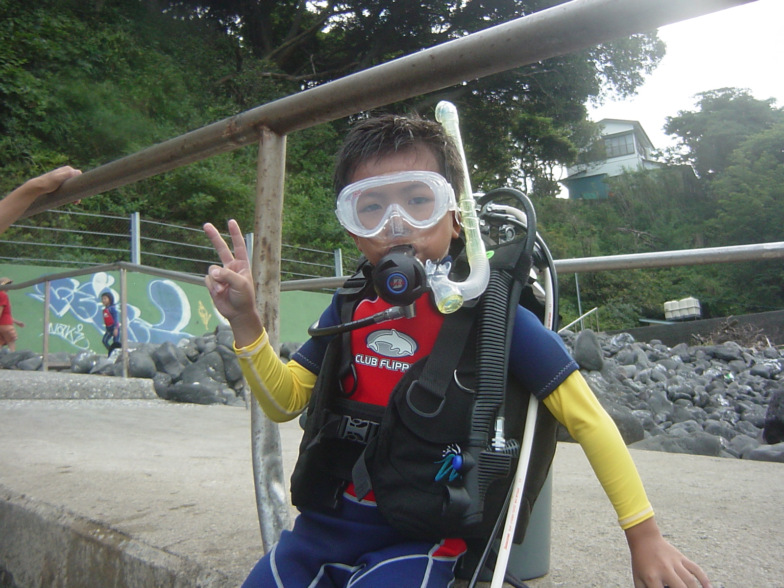 【午前・午後1組限定 体験ダイビング】ファミリーにおすすめ!城ヶ崎海岸駅または周...