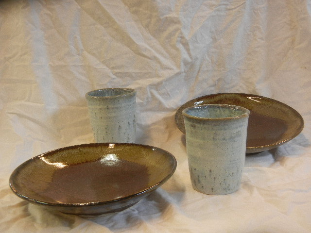 パスタ皿 ビヤマグ 2人分