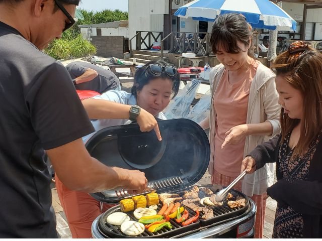 みんなでワイワイ!!お肉をジュージュー♪