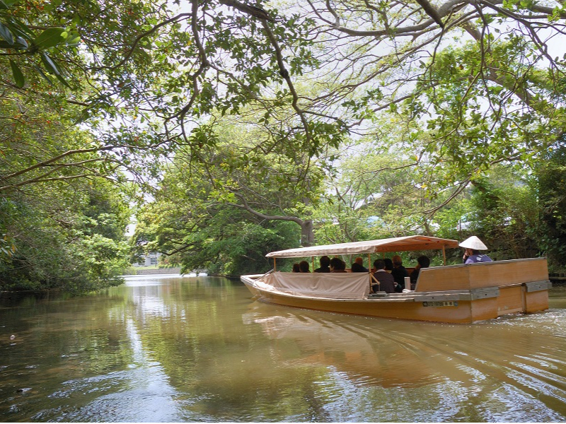 緑のトンネル通過中~