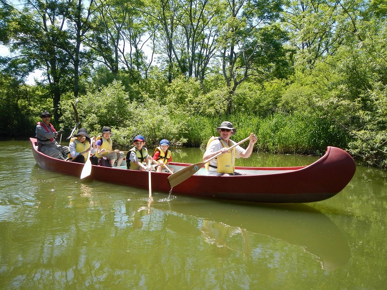 釧路川カヌーツーリング/湖、支流、釧路川本流と1度で3つの異なる景色を楽しめるガ...