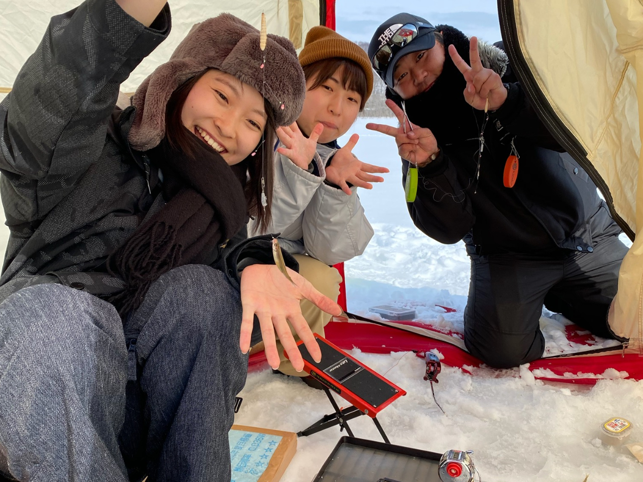 【釧路湿原開催】塘路湖氷上ワカサギ釣り体験