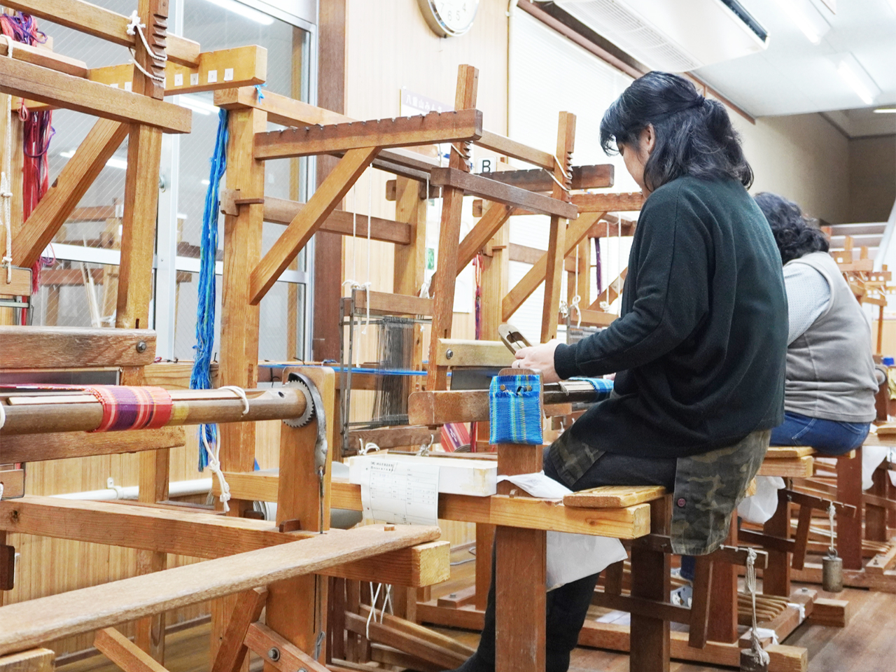 Bコース】伝統的”八重山みんさー織”テーブルセンター（小）作り体験