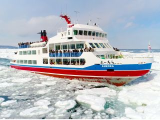 大きな流氷に突き進む時の振動をぜひ体感してください!