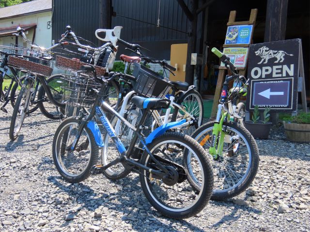 子供用の自転車のご用意もあります(要問合せ)