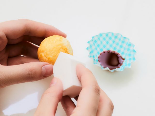 まずは、焼き目をつけよう♪ つい、こだわりたくなる部分です◎