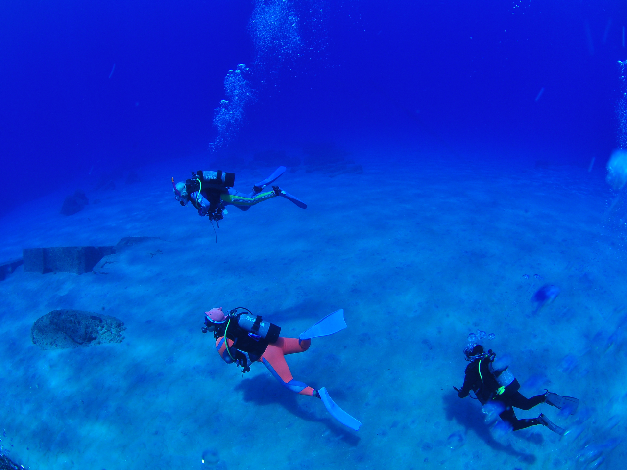 伊豆七島・神津島でファンダイビング（ボートエントリー） 】/アクア