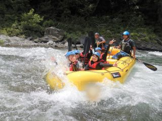 水しぶきが気持ちいい〜♪