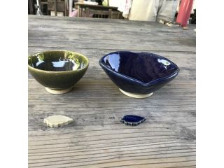 カップルプランでは作品2つに加え箸置きをプラスで作成できます♪