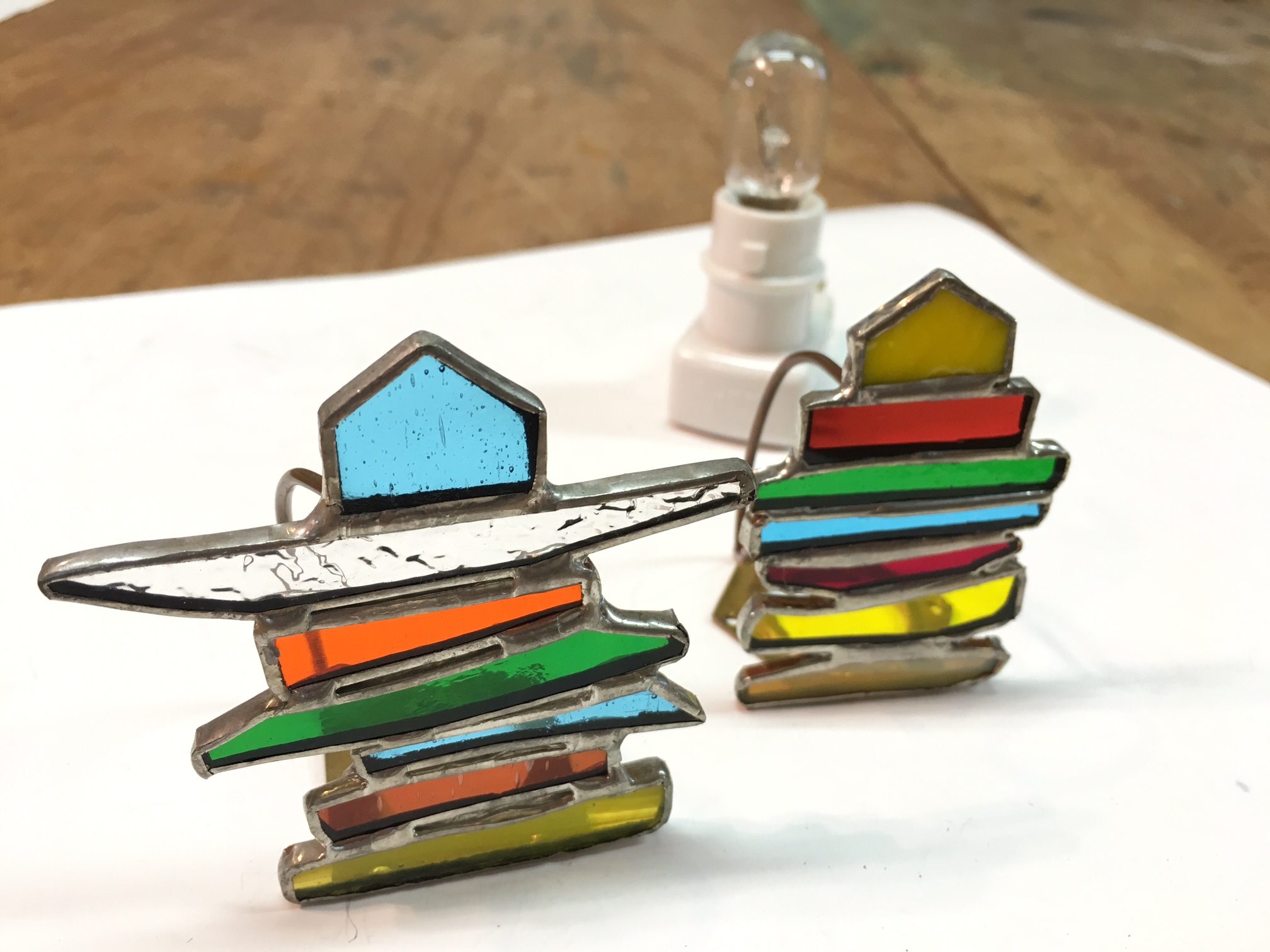 このようなランプが作れます!当日お持ち帰り可能です♪