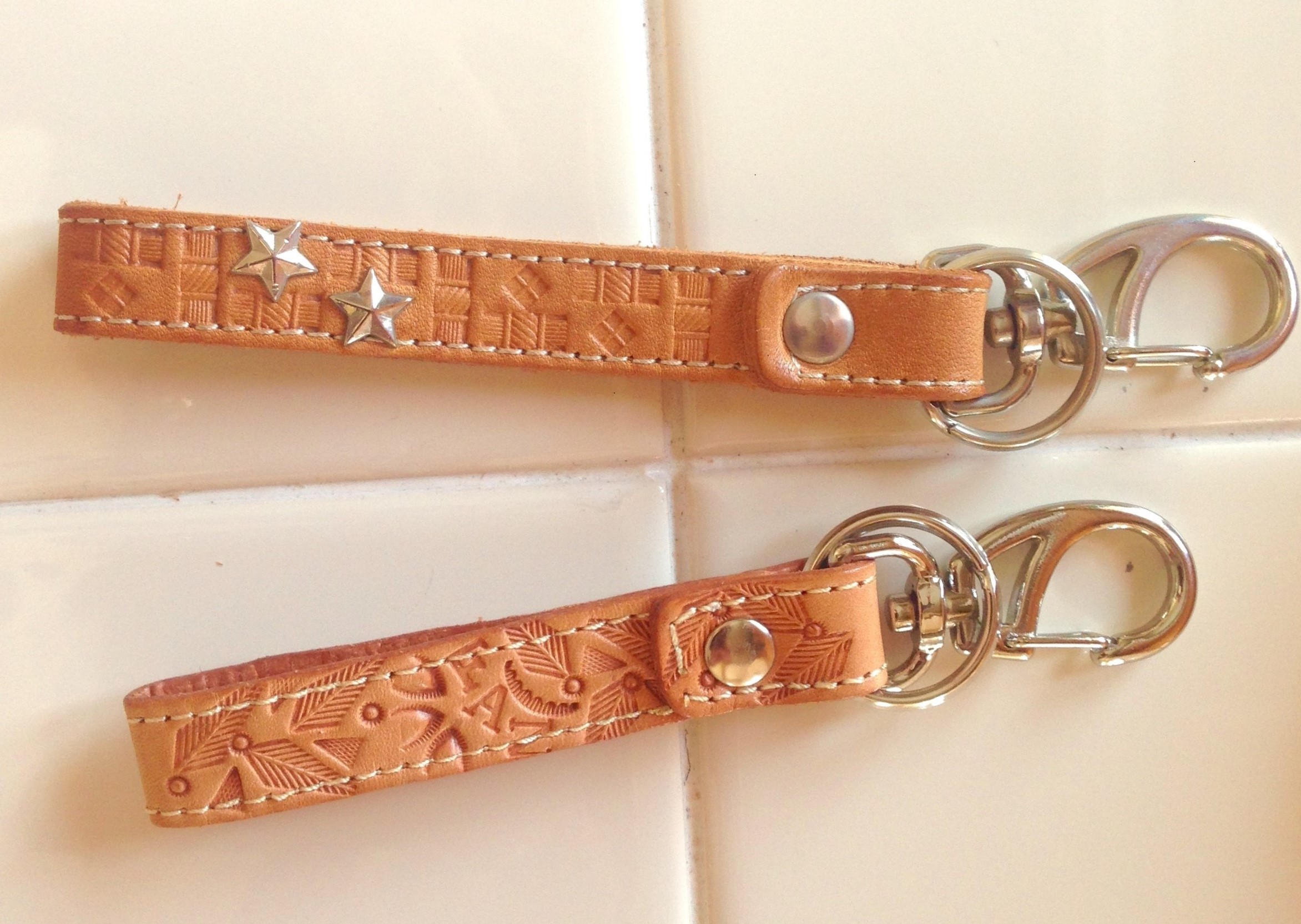 レザーワーク キーホルダー