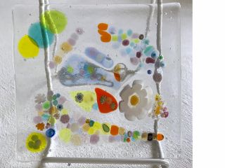 オリジナルベネチアングラストレー約120.120mm 4t.730℃〜焼成