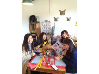 卒業のお祝いに仲間と作るガラス体験