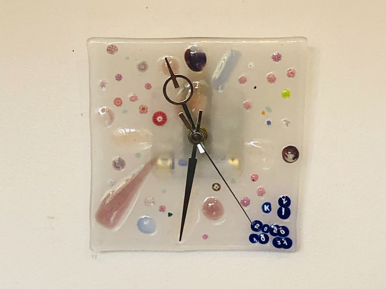 ベネチアングラス時計作品