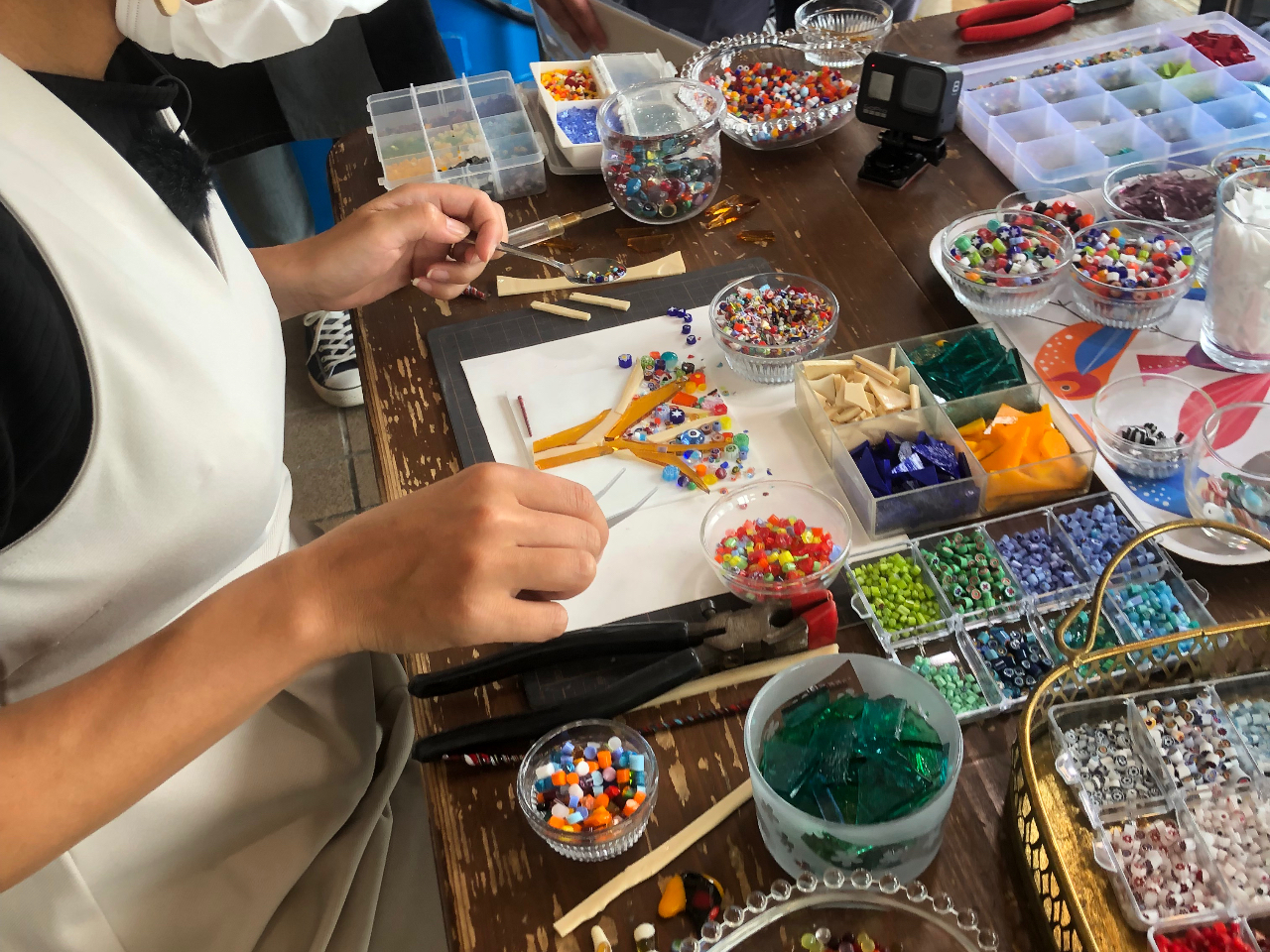 有馬温泉ベネチアングラス製作