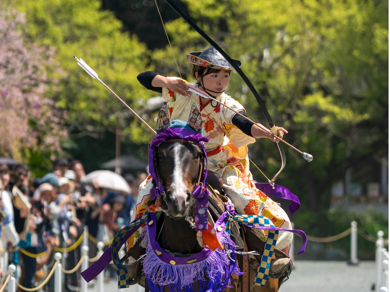 鎮國寺 流鏑馬競技会
