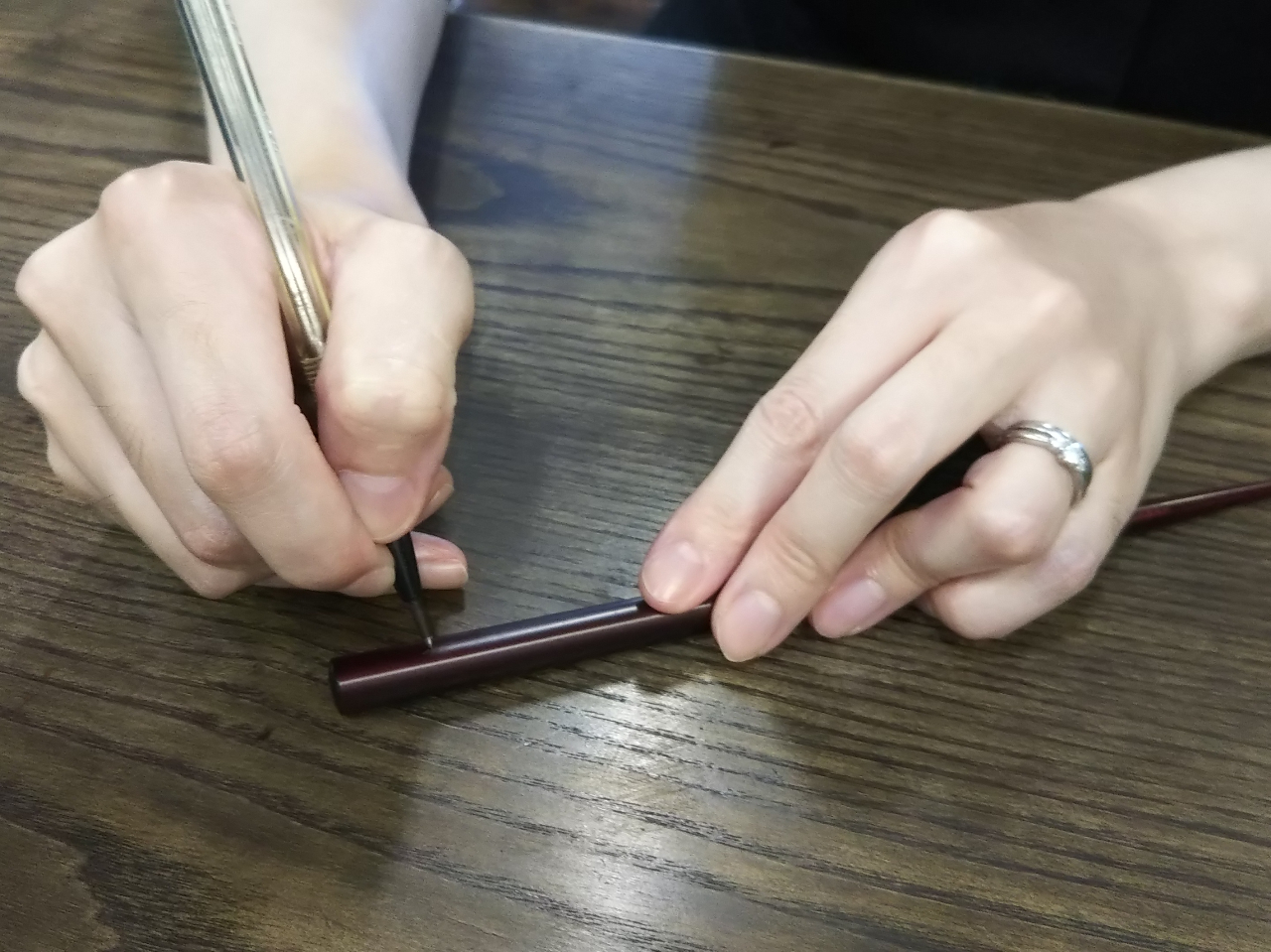 <手ぶらOK★>自分だけのオリジナル輪島塗My箸づくり【沈金(金or彩)】<平日...